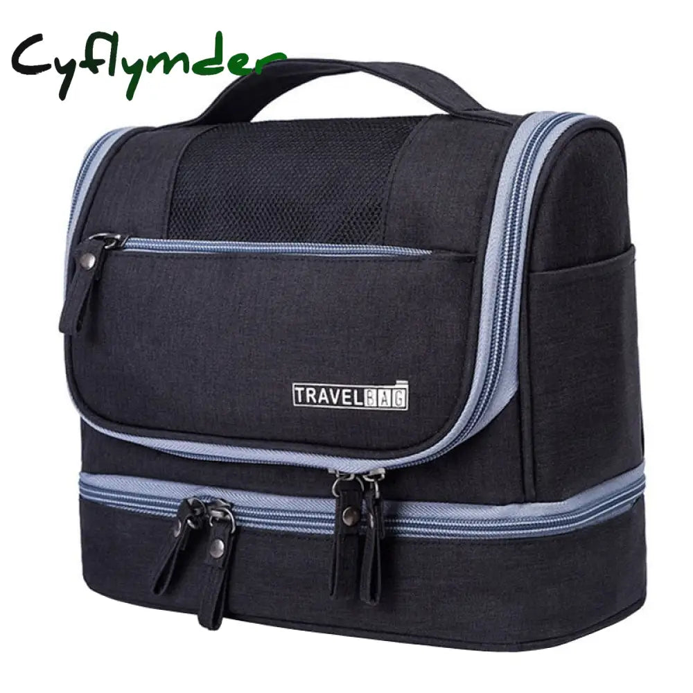 Cyflymder Designer Hanging Toiletry Bag Travel Cosmetics Waterproof Oxford Organizer For