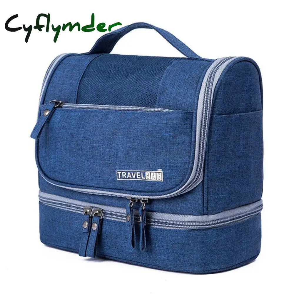 Cyflymder Designer Hanging Toiletry Bag Travel Cosmetics Waterproof Oxford Organizer For