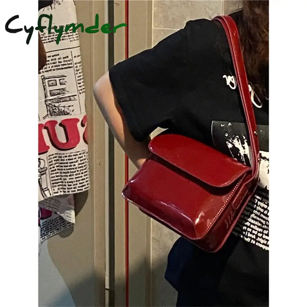 Cyflymder Designer Popular Genuine Leather Handmade Womens Crossbody Bag Small Square Bag Luxury