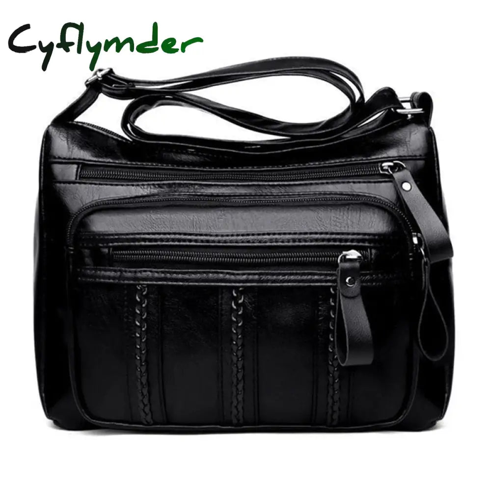 Cyflymder Designer Women Crossbody Bag Soft Pu Leather Shoulder Good Quality Messenger Small Size