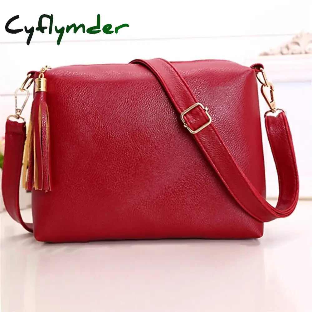 Cyflymder Designer Women Crossbody Bag Soft Pu Leather Shoulder Good Quality Messenger Small Size