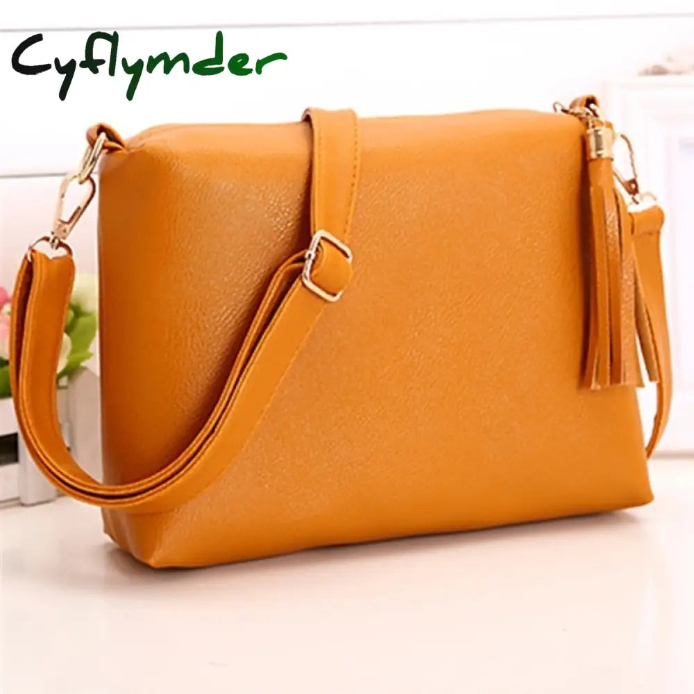 Cyflymder Designer Women Crossbody Bag Soft Pu Leather Shoulder Good Quality Messenger Small Size