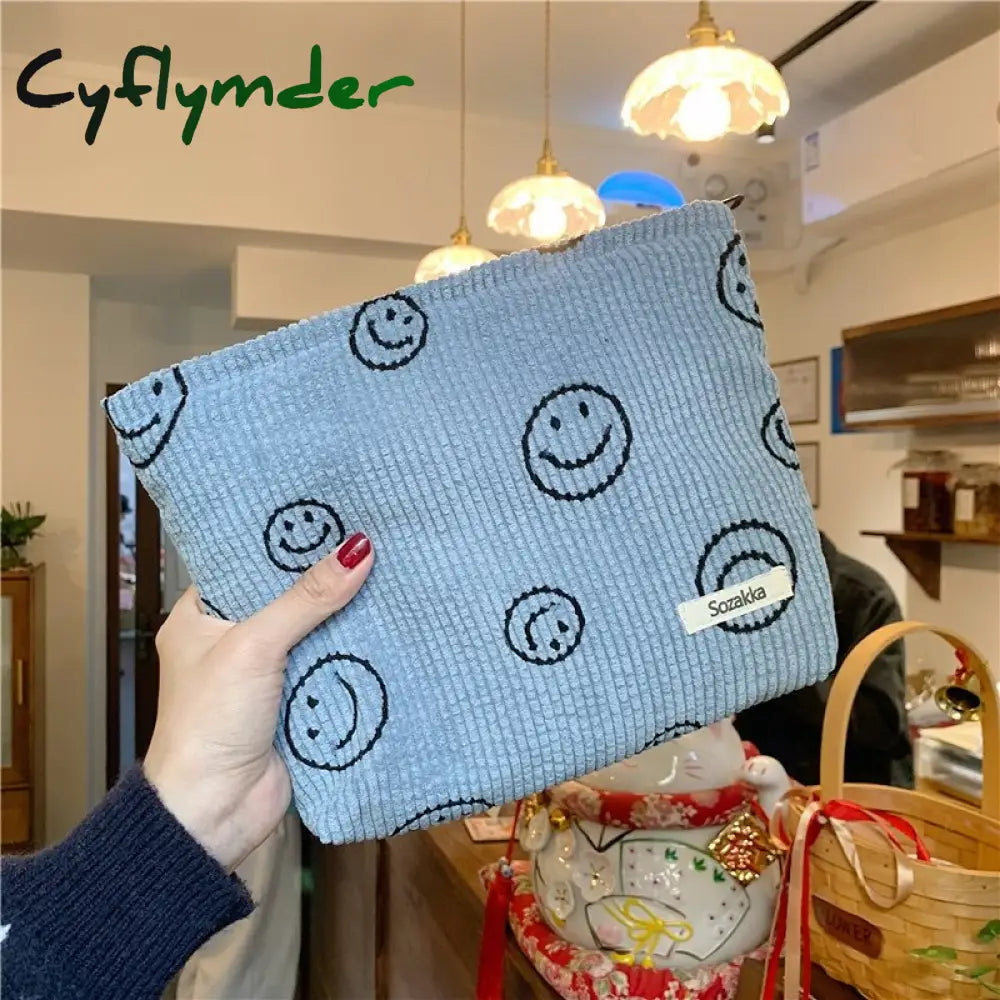 Cyflymder Dot Women Cosmetic Bag Retro Design Ladies Storage Clutch Purse Bags Fashion Checkerboard