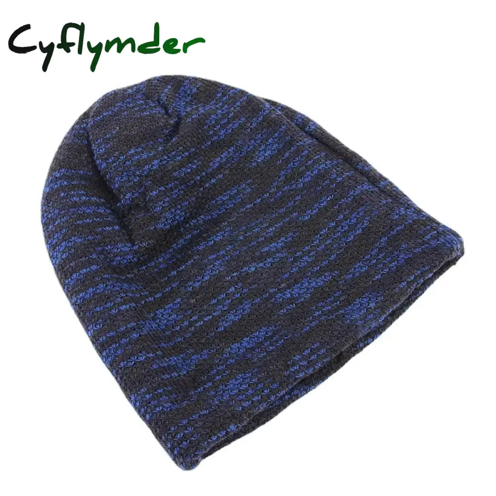 Cyflymder Double Fabric Winter Warmful Beanies For Women and Men Unisex Colorful Skullies Winter Hat