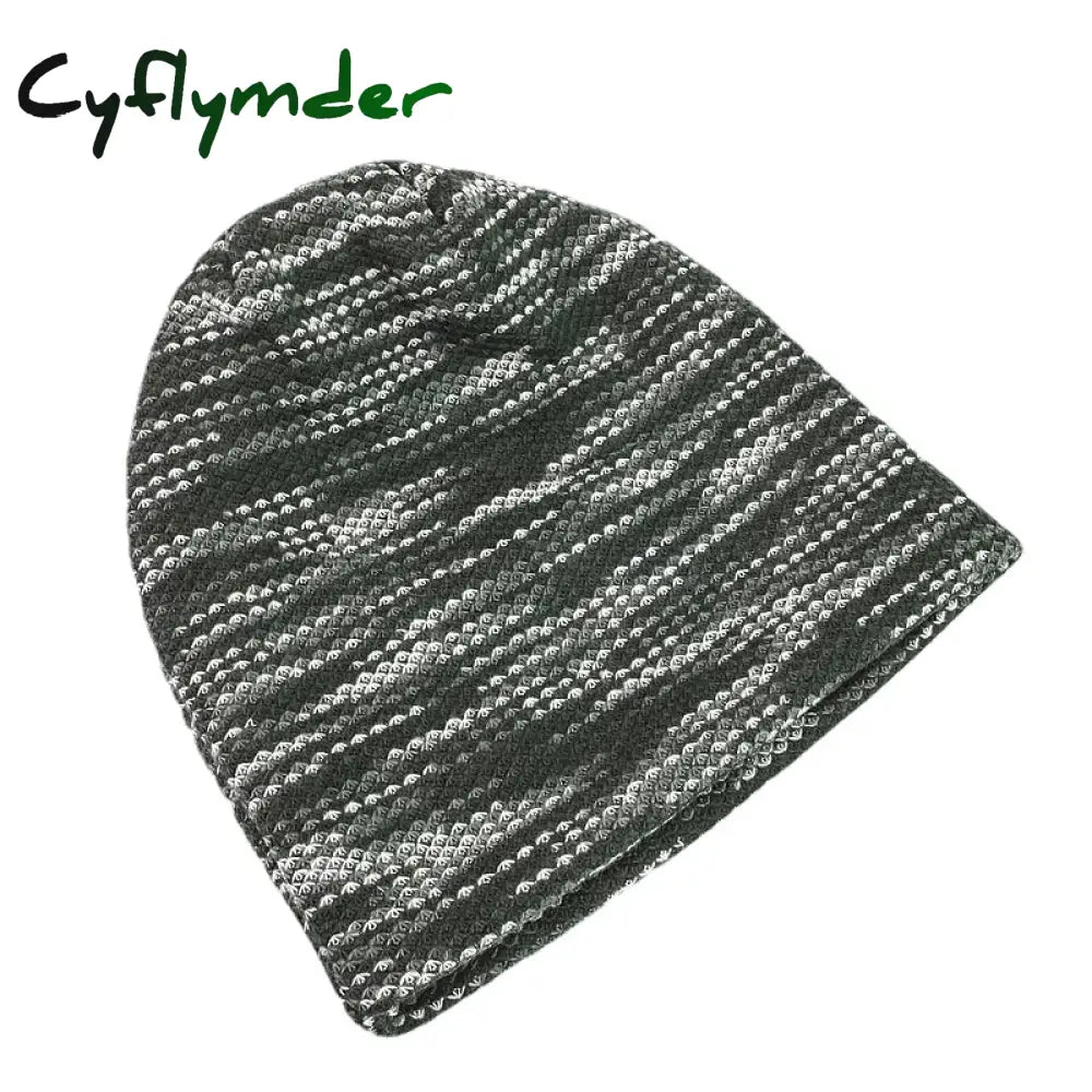 Cyflymder Double Fabric Winter Warmful Beanies For Women and Men Unisex Colorful Skullies Winter Hat