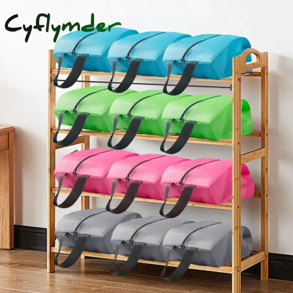 Cyflymder Dustproof Shoes Storage Bags Travel Portable Nylon Bag With Sturdy Zipper Pouch Case