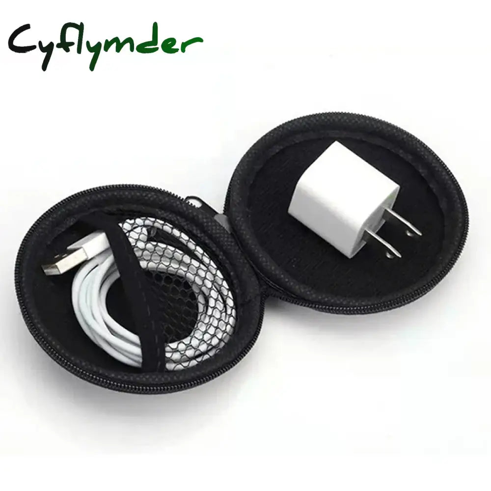 Cyflymder Earphone Holder Case Storage Carrying Hard Bag Box For Headphone Accessories Earbuds