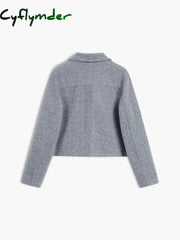 Cyflymder - Effortless Textured Weave Blazer Jackets