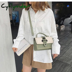 Cyflymder Elegant Female Casual Tote Bag Fashion New High Quality Pu Leather Women’s Designer