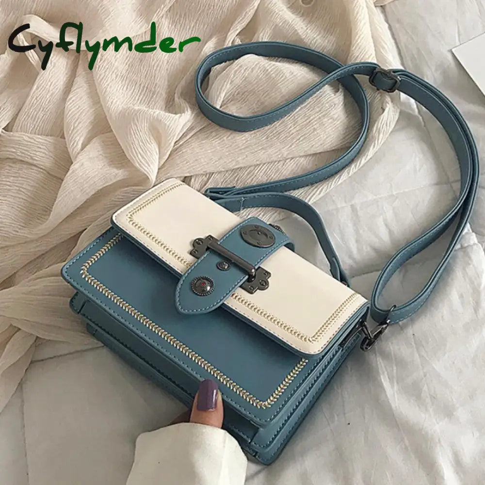 Cyflymder Elegant Female Casual Tote Bag Fashion New High Quality Pu Leather Women’s Designer