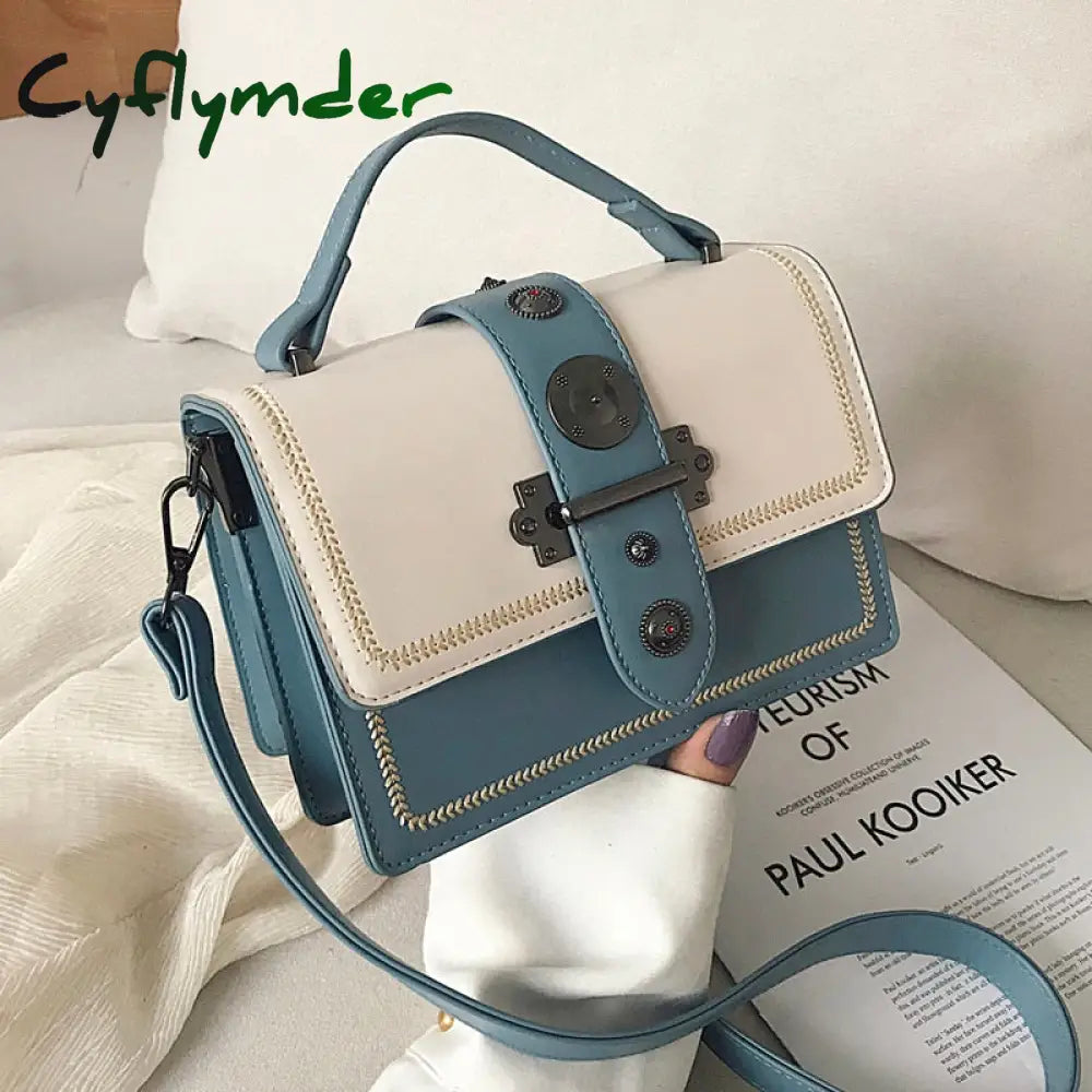 Cyflymder Elegant Female Casual Tote Bag Fashion New High Quality Pu Leather Women’s Designer