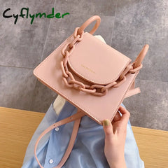 Cyflymder Elegant Female Chain Tote Bag Fashion New High Quality Leather Women’s Designer Handbag