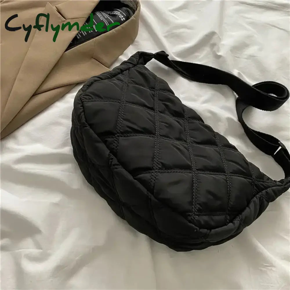 Cyflymder Embroidery Crossbody Bags for Women Large Capacity Handbags Shoulder Messenger Bag Female Popular Fashion