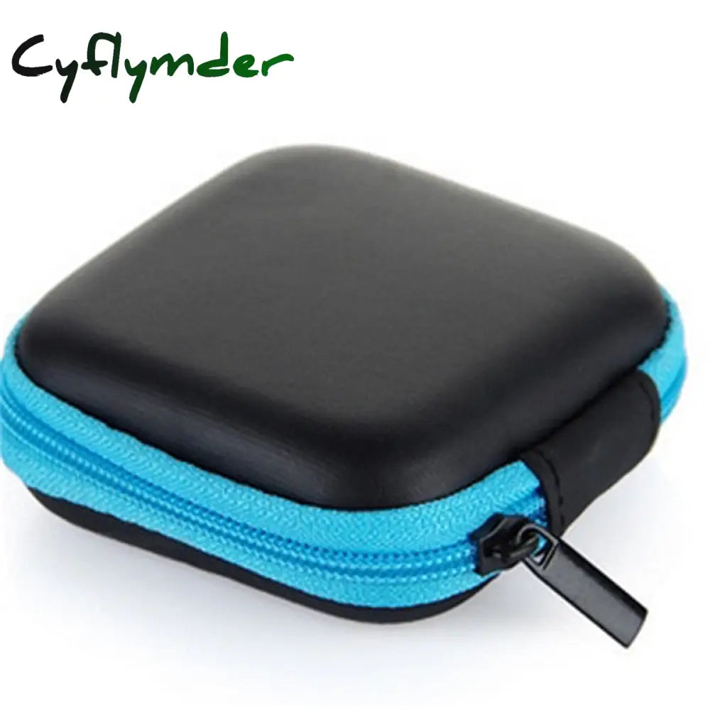 Cyflymder Eva Mini Portable Earphone Bag Coin Purse Headphone Usb Cable Case Storage Box Wallet