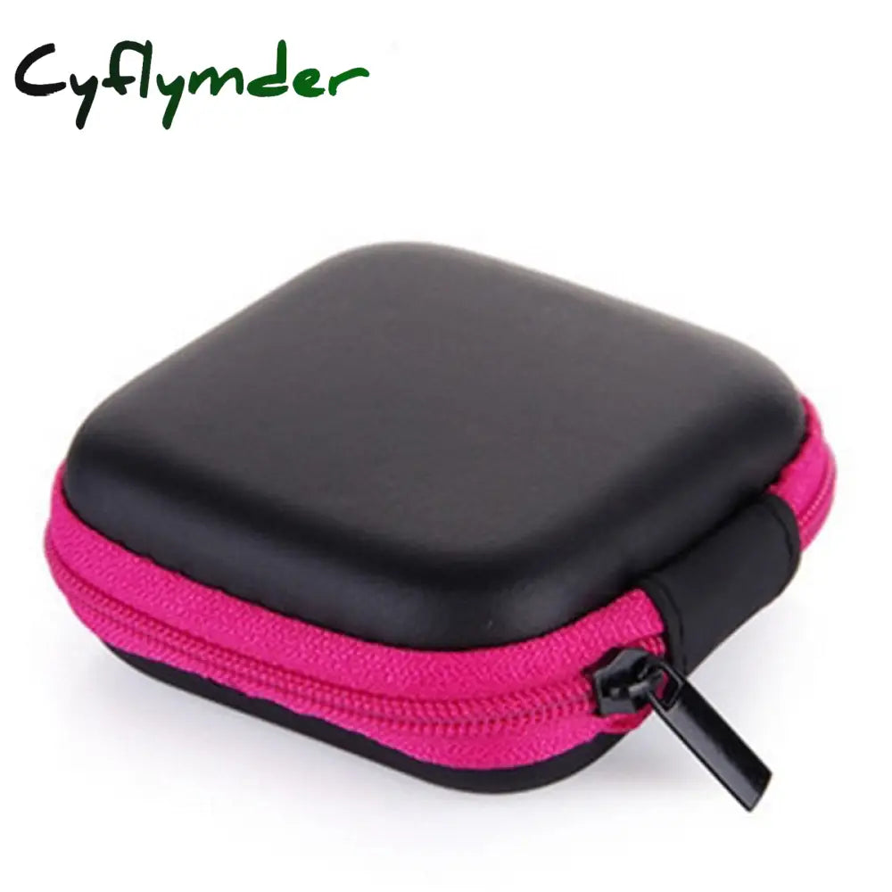 Cyflymder Eva Mini Portable Earphone Bag Coin Purse Headphone Usb Cable Case Storage Box Wallet