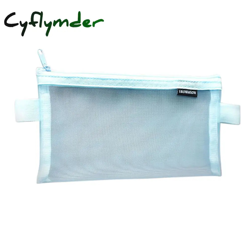 Cyflymder Exam Transparent Pencil Case Office Student Cases School Supplies Kawaii Pen Box Astuccio