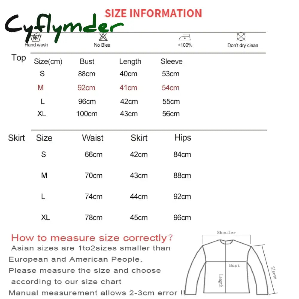 Cyflymder FALL OUTFITS Women Outfits Tweed 2 Two Piece Sets Long Sleeve Pearl Buttons Short Jacket and A-line Mini