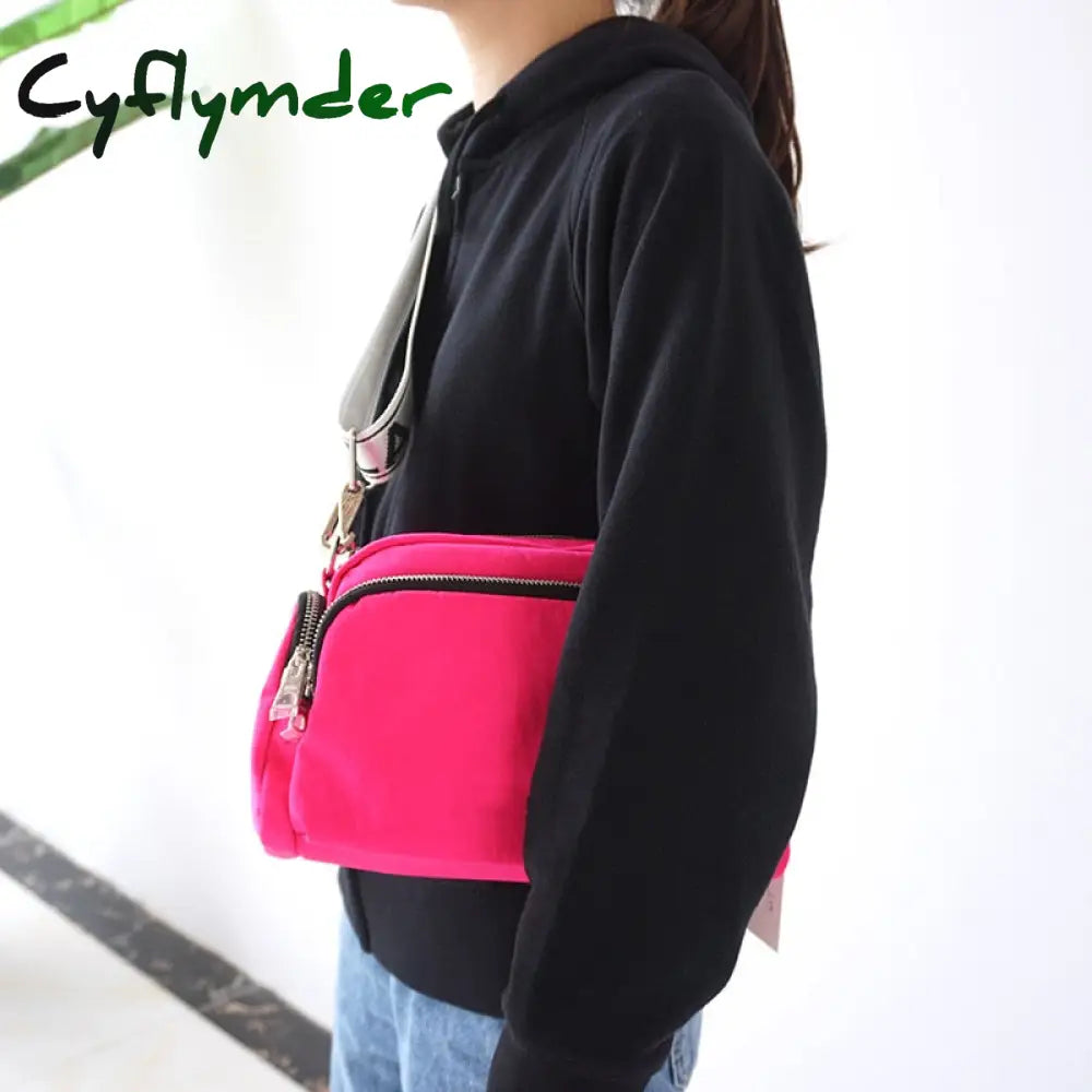 Cyflymder Famous Brand New Women Crossbody Bag Fashion Letter Printing Messenger For High Quality