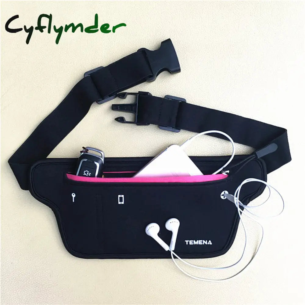 Cyflymder Fanny Pack Women Men Waist Bag Colorful Unisex Bag Belt Zipper Pouch Packs Waterproof