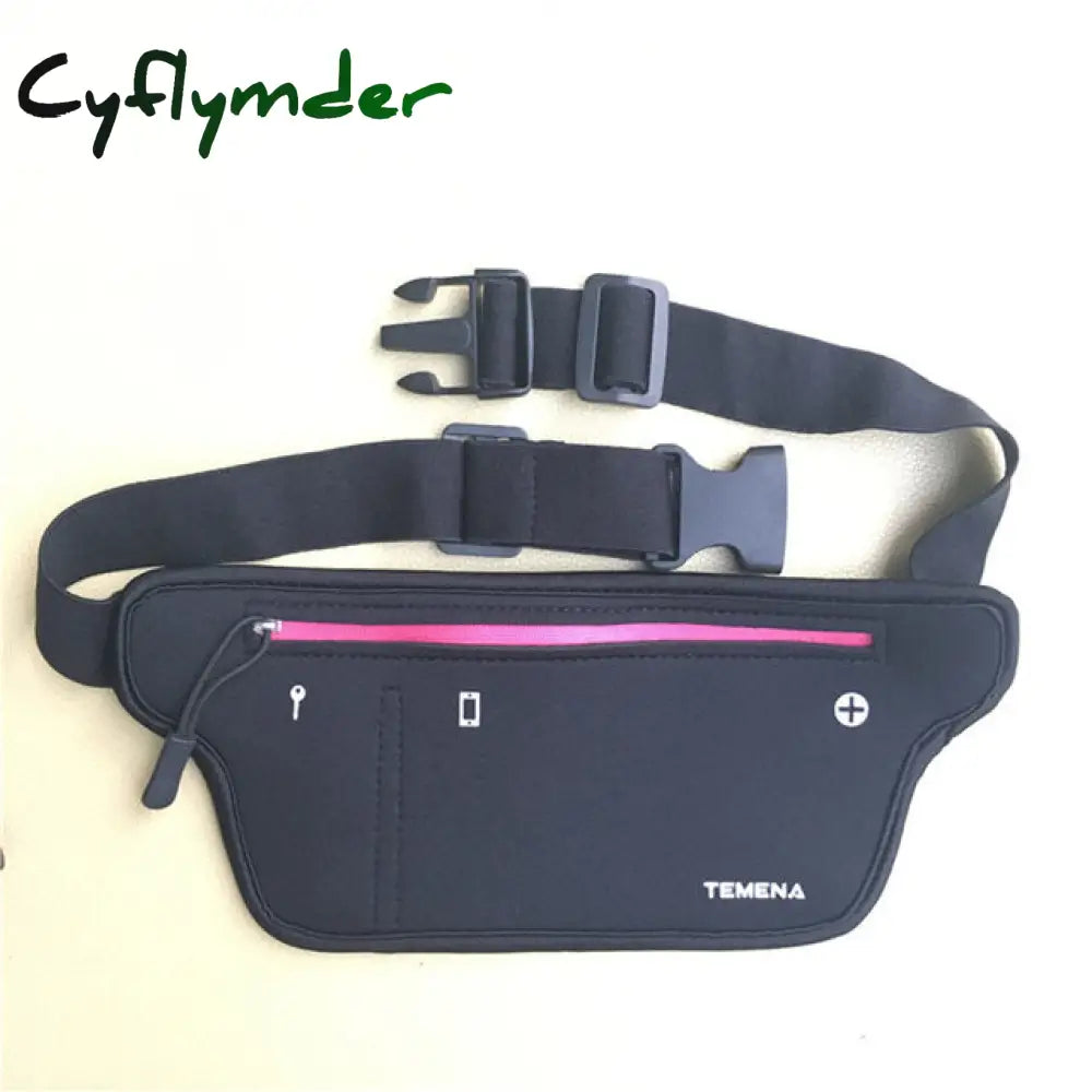 Cyflymder Fanny Pack Women Men Waist Bag Colorful Unisex Bag Belt Zipper Pouch Packs Waterproof