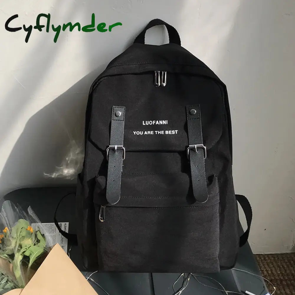 Cyflymder Fashion Backpack For Teenager Student Waterproof Women Nylon Shoulder Bag New Trend