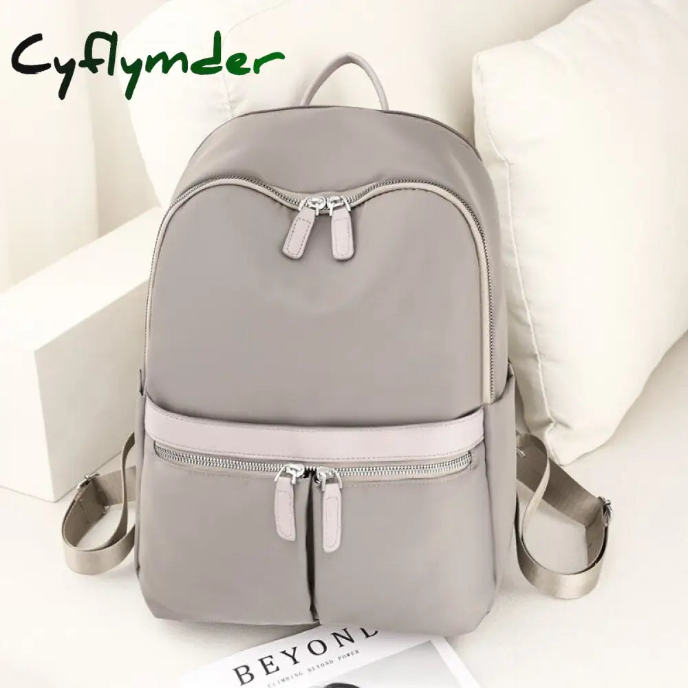 Cyflymder Fashion Backpack Women Oxford Cloth Shoulder Bags School For Teenage Girls Simiple Ladies