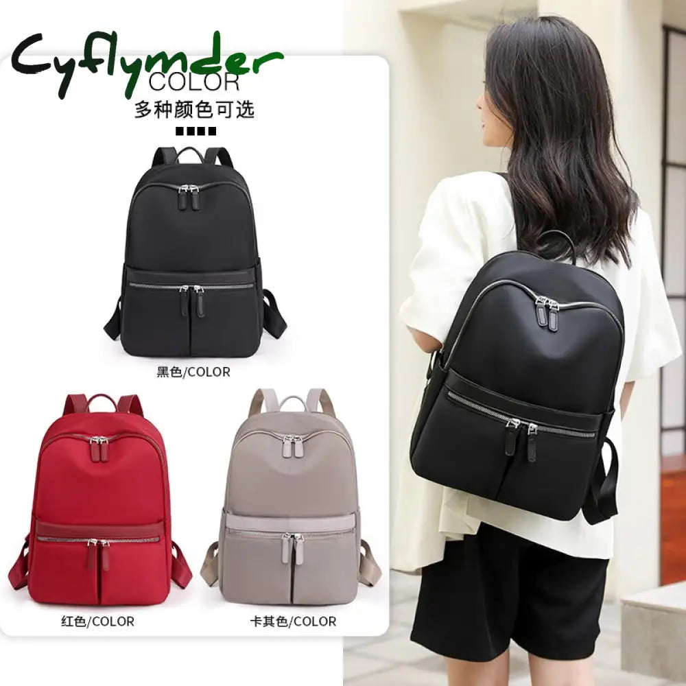 Cyflymder Fashion Backpack Women Oxford Cloth Shoulder Bags School For Teenage Girls Simiple Ladies