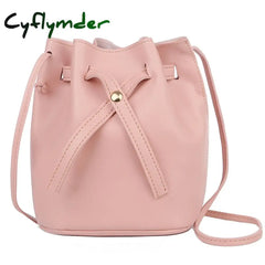 Cyflymder Fashion Bucket Shoulder Bag Women Drawstring Crossbody Female Messenger Bags Ladies