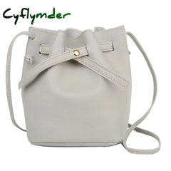 Cyflymder Fashion Bucket Shoulder Bag Women Drawstring Crossbody Female Messenger Bags Ladies