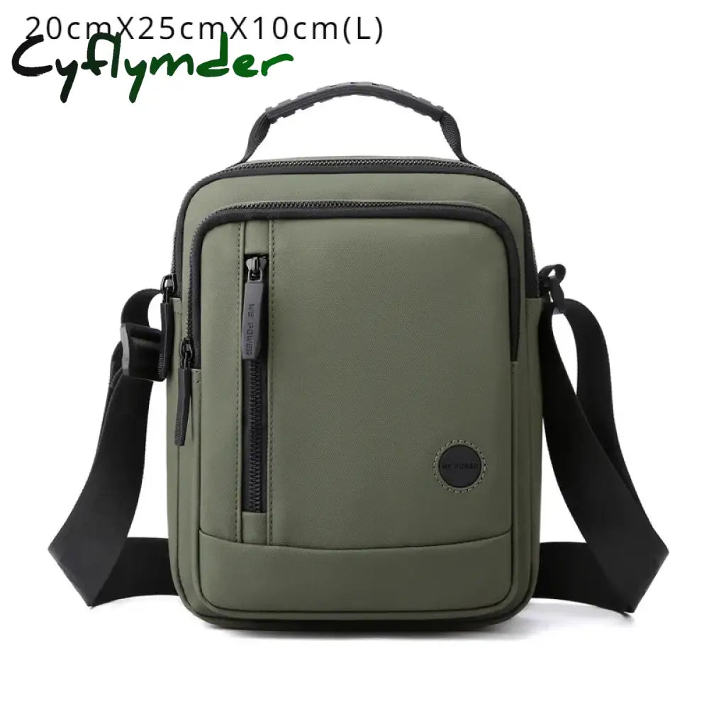 Cyflymder Fashion Casual Men’s Handbag Shoulder Bag High Quality Nylon Fabric Man Messenger Bag Stylish Elegant Style