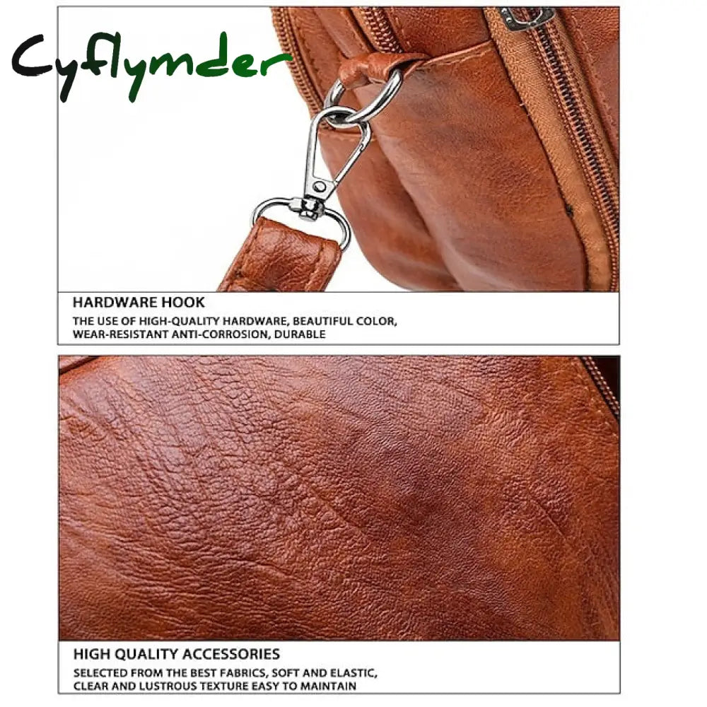 Cyflymder Fashion Cross Body Bag Women Handbags Bags Pu Leather Purses And Vintage Designer