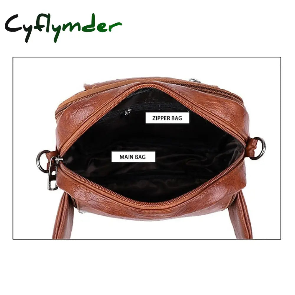 Cyflymder Fashion Cross Body Bag Women Handbags Bags Pu Leather Purses And Vintage Designer