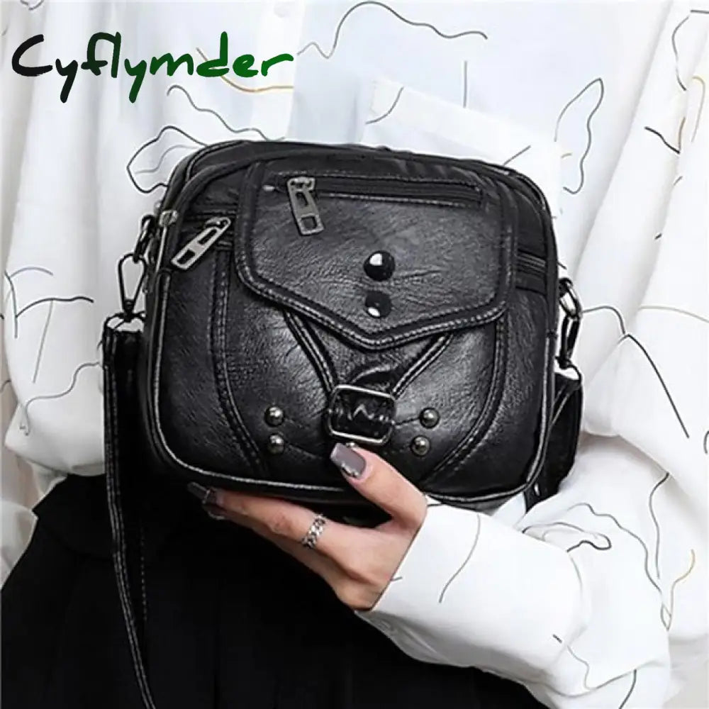 Cyflymder Fashion Cross Body Bag Women Handbags Bags Pu Leather Purses And Vintage Designer