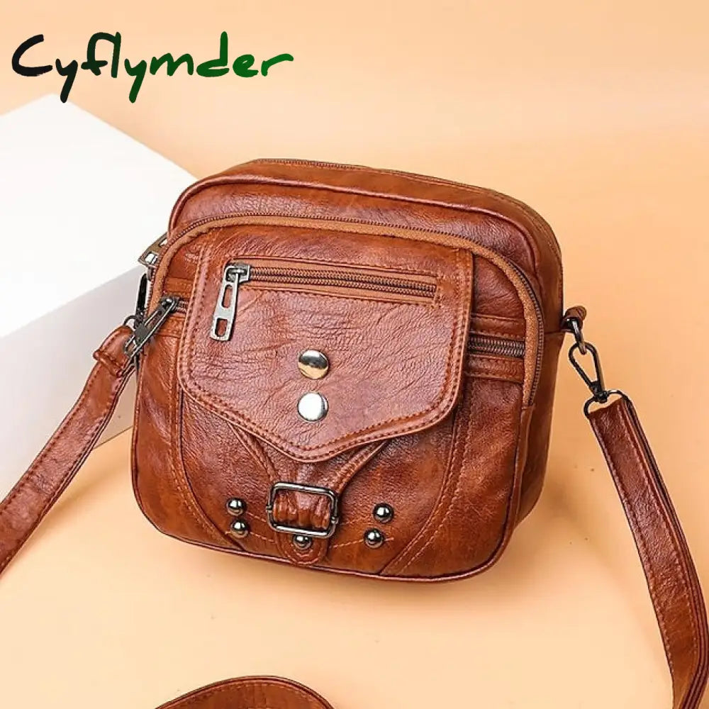 Cyflymder Fashion Cross Body Bag Women Handbags Bags Pu Leather Purses And Vintage Designer