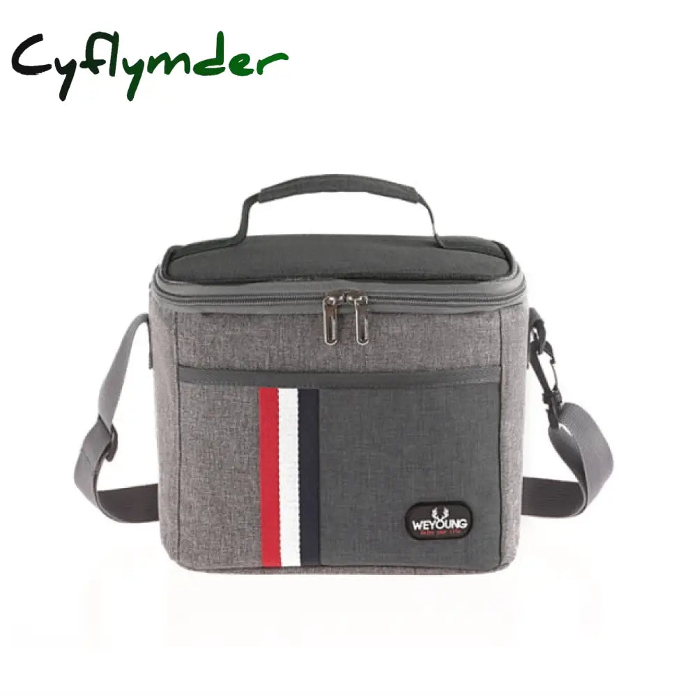 Cyflymder Fashion Insulated Thermal Cooler Lunch Box Food Bag For Work Picnic Bolsa Termica