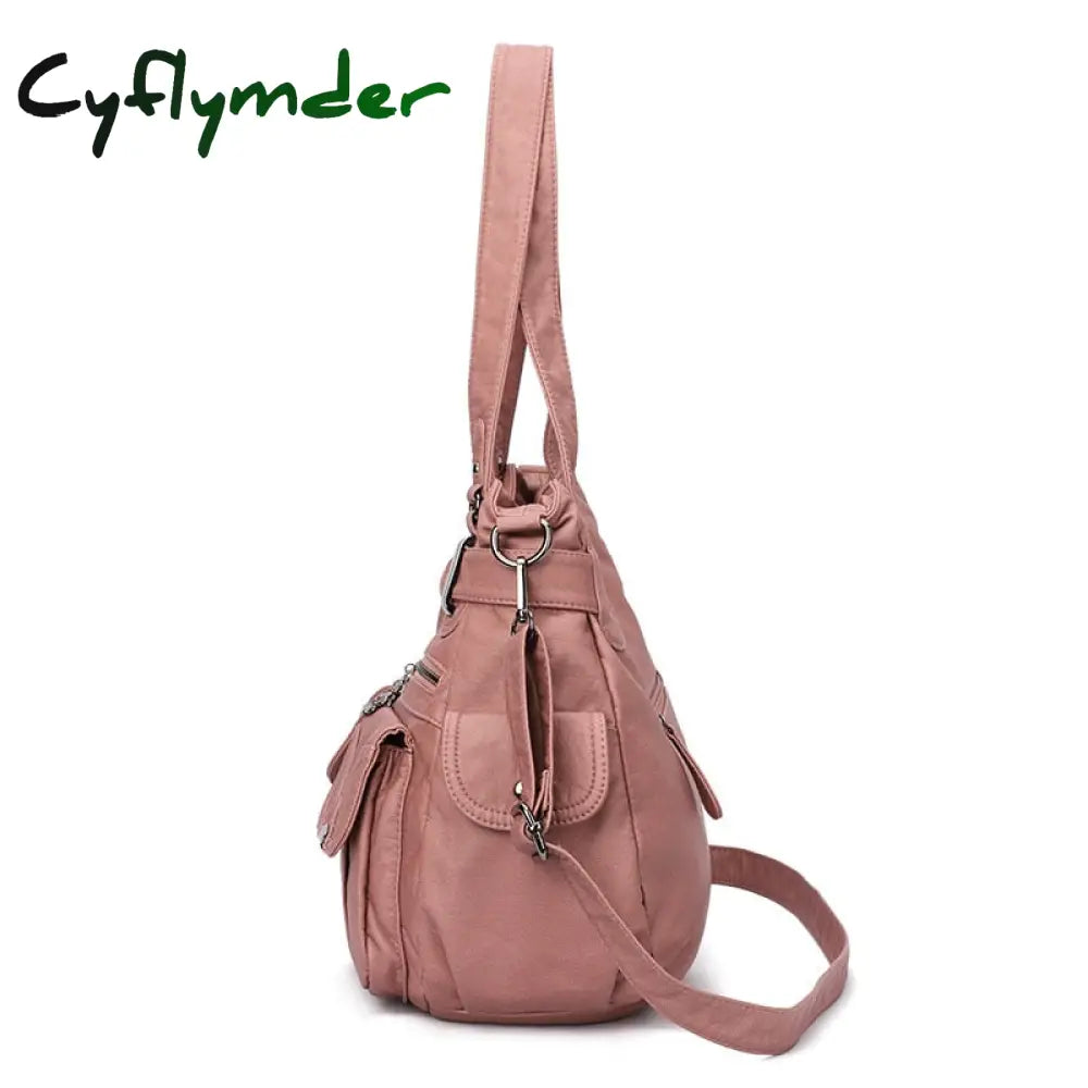 Cyflymder Fashion Ladies Shoulder Bag Europe And America Large Capacity Wash Messenger Female New