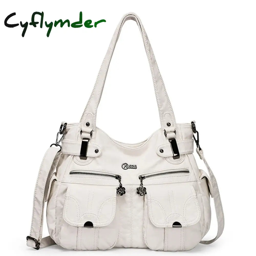 Cyflymder Fashion Ladies Shoulder Bag Europe And America Large Capacity Wash Messenger Female New