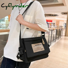 Cyflymder Fashion Letter Women Shoulder Bag Casual Totes Female Nylon Waterproof Travel Crossbody