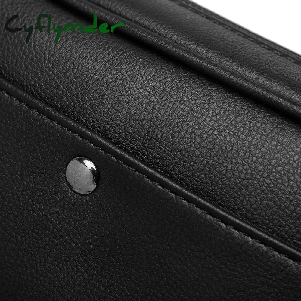 Cyflymder Fashion Luxury Men’s Crossbody Bag Business Pu Leather Shoulder Bags Men Solid Flap