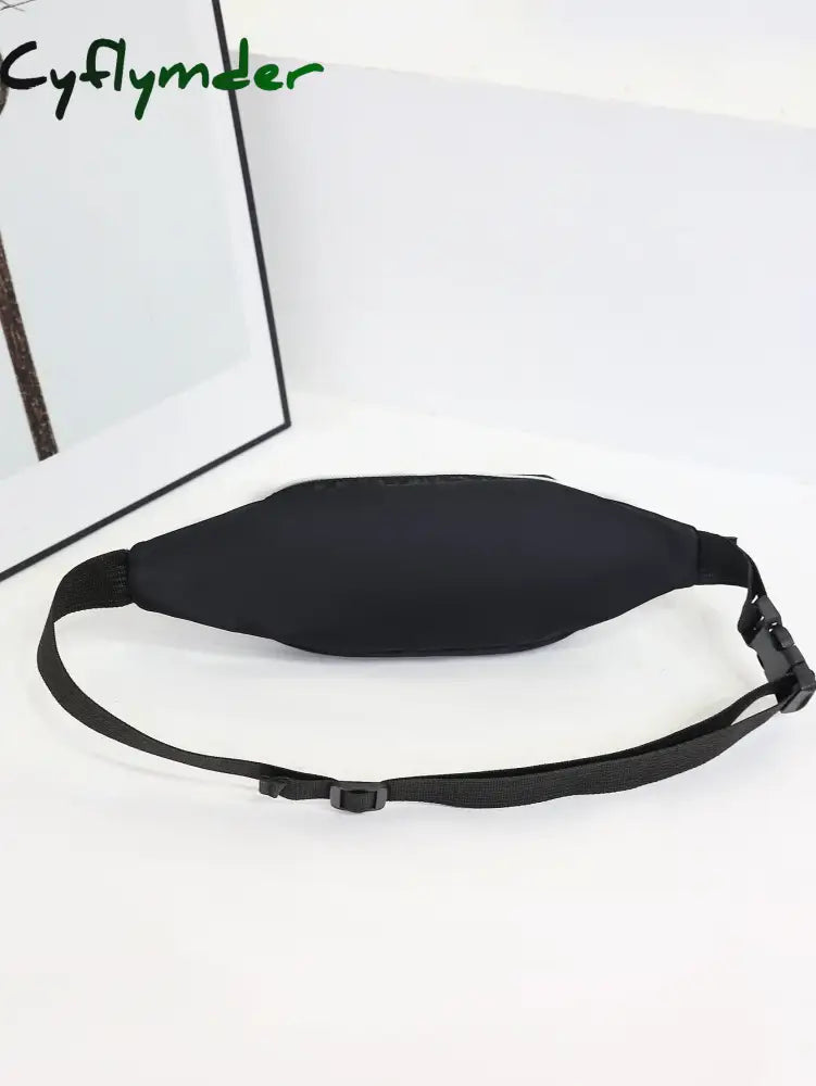 Cyflymder Fashion Men Women Waist Bag Casual Fanny Pack Purse Large Phone Belt Bag Pouch Canvas Outdoor Travel Phone