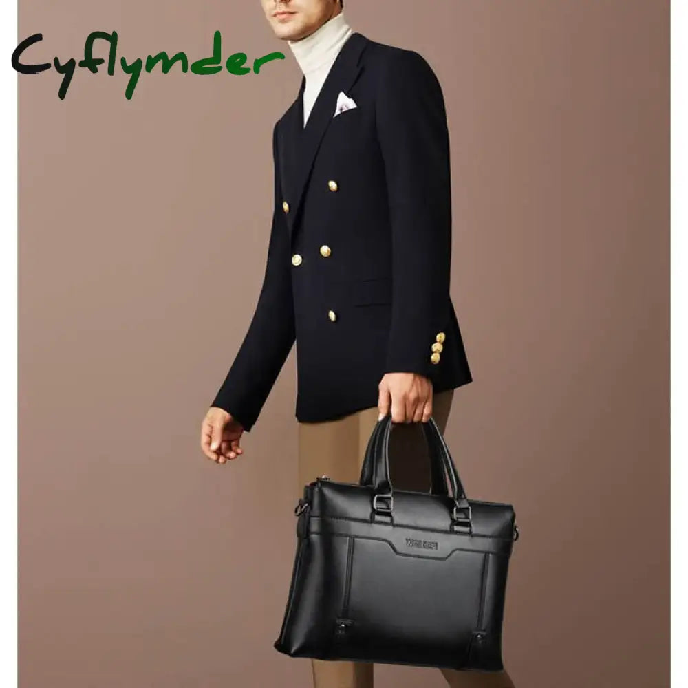 Cyflymder Fashion Men’s Briefcase Bag Man Messenger Handbags Business Shoulder Bags Travel