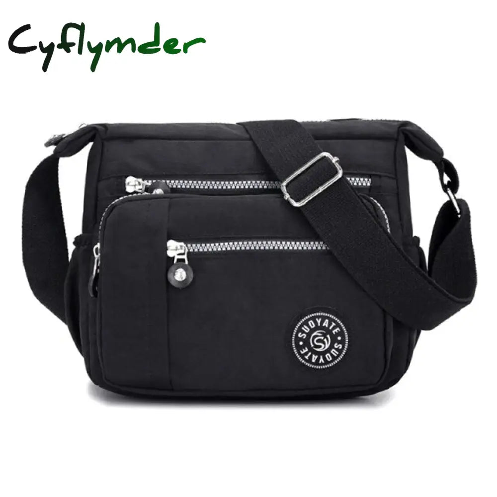 Cyflymder Fashion Messenger Bag Women’s Shoulder Nylon Handbag Large Capacity Small Phone