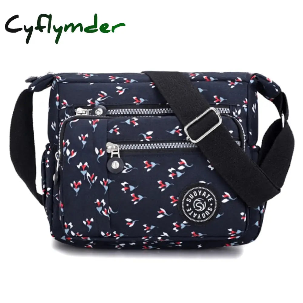 Cyflymder Fashion Messenger Bag Women’s Shoulder Nylon Handbag Large Capacity Small Phone