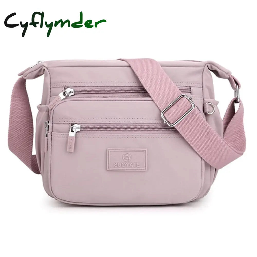 Cyflymder Fashion Messenger Bag Women’s Shoulder Nylon Handbag Large Capacity Small Phone