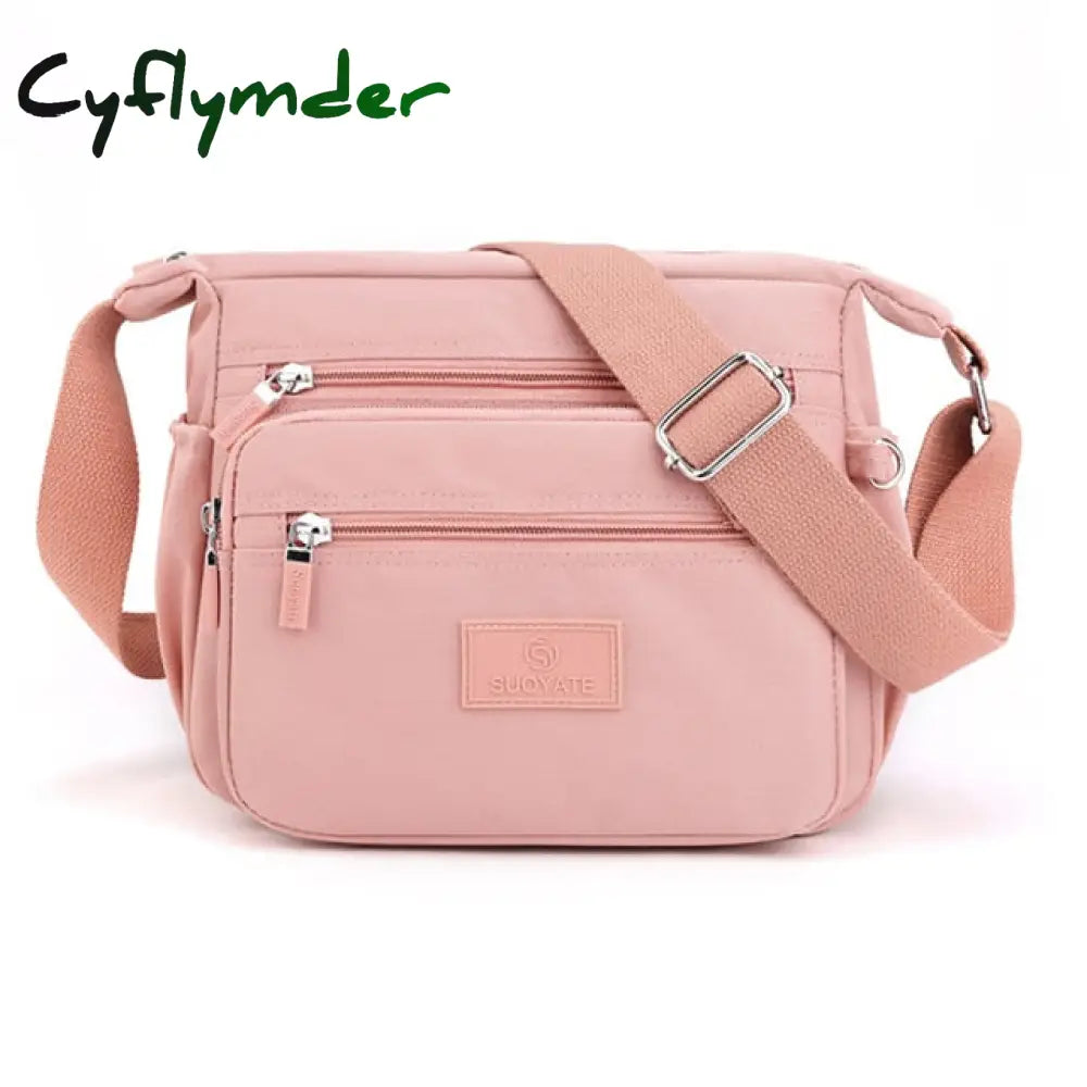 Cyflymder Fashion Messenger Bag Women’s Shoulder Nylon Handbag Large Capacity Small Phone