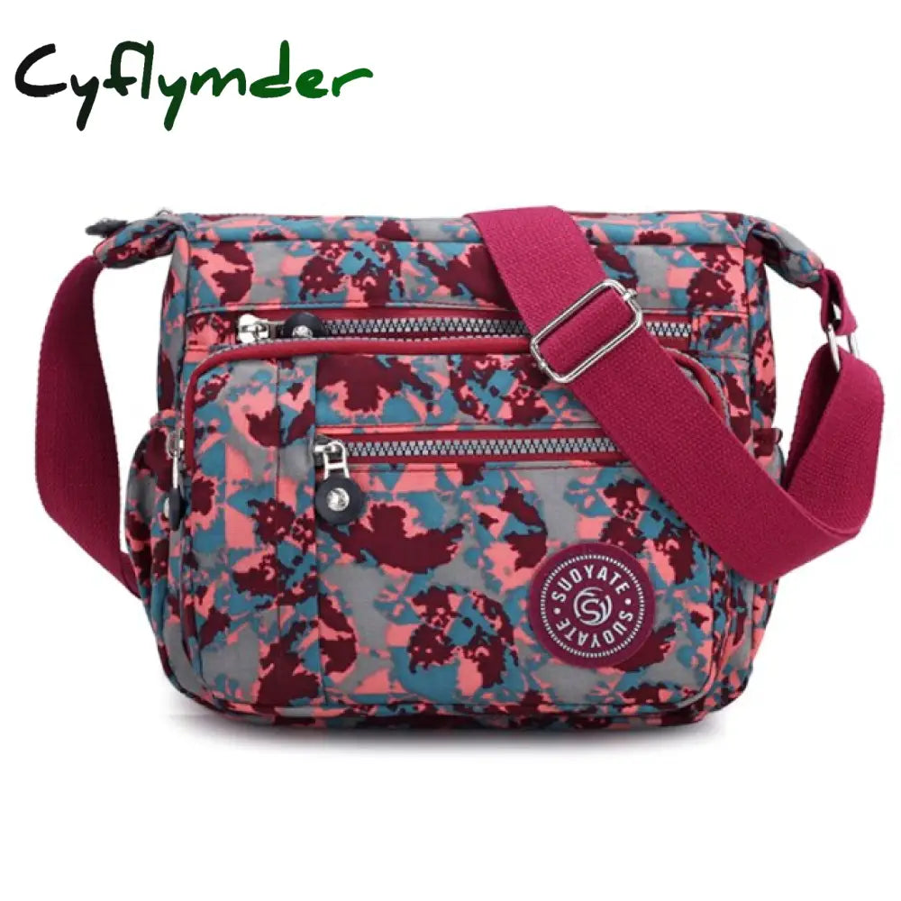 Cyflymder Fashion Messenger Bag Women’s Shoulder Nylon Handbag Large Capacity Small Phone