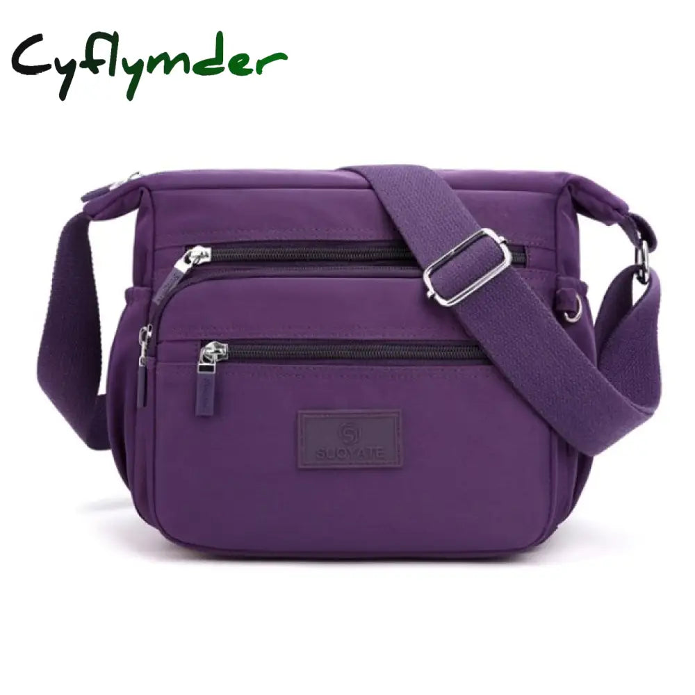 Cyflymder Fashion Messenger Bag Women’s Shoulder Nylon Handbag Large Capacity Small Phone