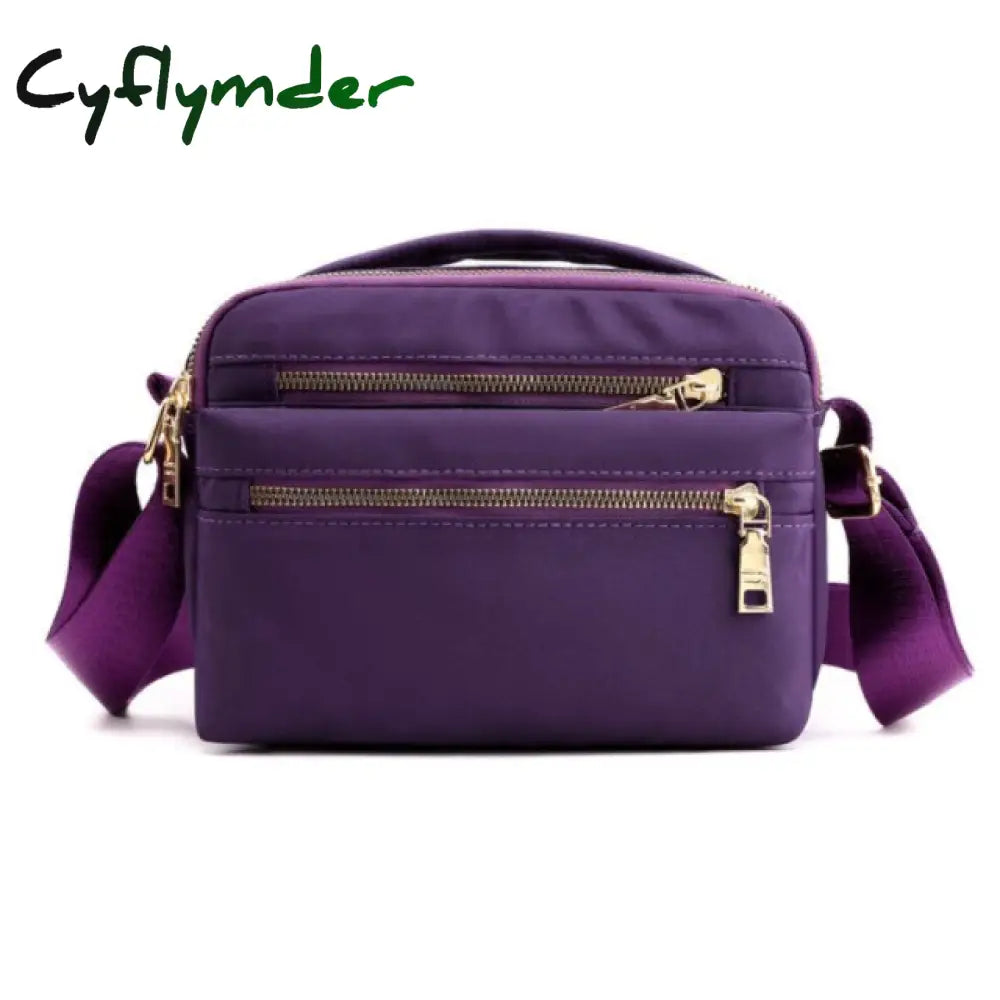 Cyflymder Fashion Messenger Bag Women’s Shoulder Nylon Handbag Large Capacity Small Phone