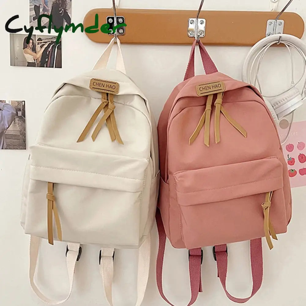 Cyflymder Fashion Mini Backpack Women Kawaii Shoulder Bag For Teenage Girls Multi-Function Small