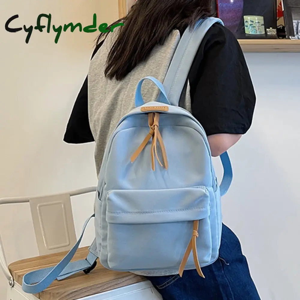 Cyflymder Fashion Mini Backpack Women Kawaii Shoulder Bag For Teenage Girls Multi-Function Small